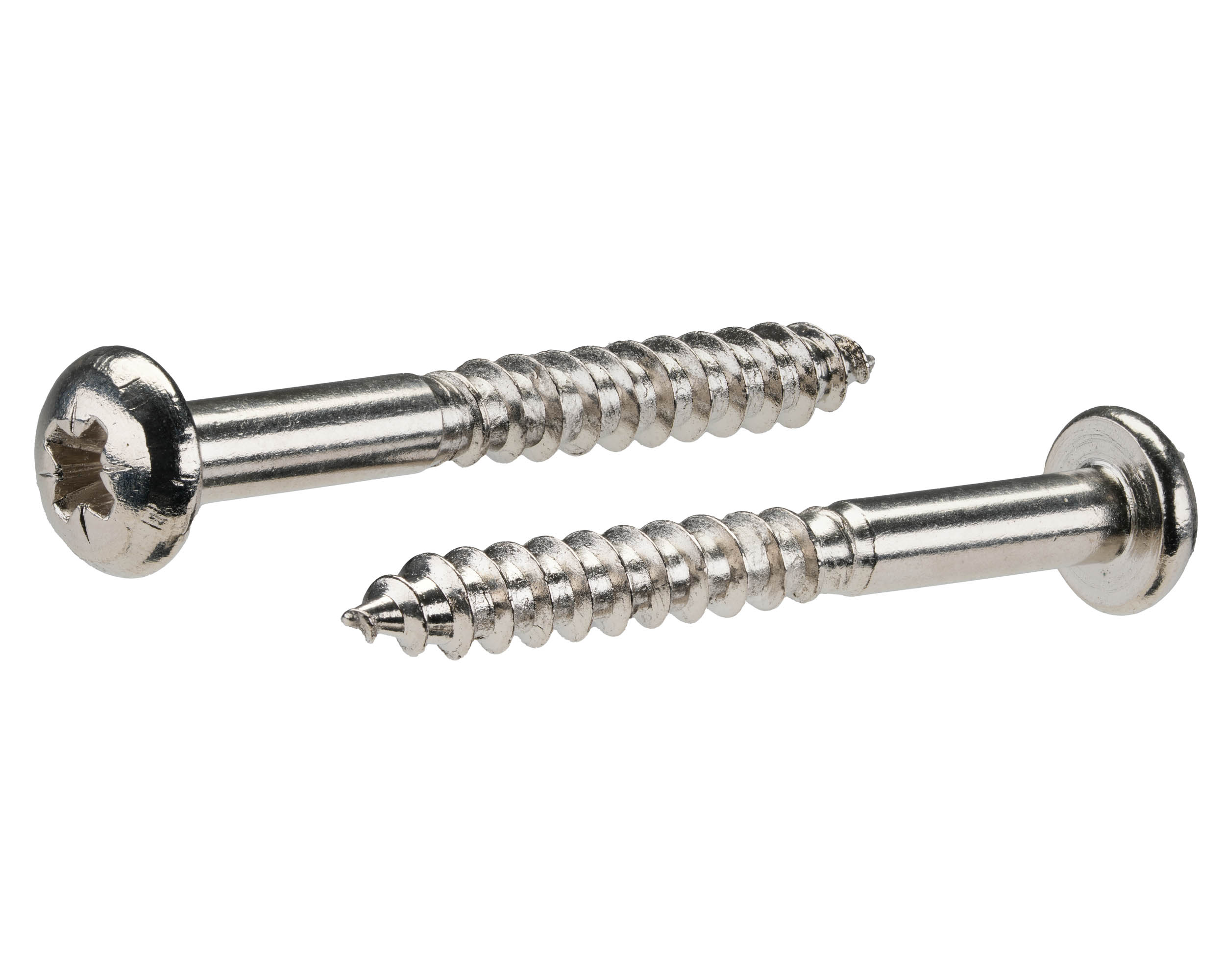 DIN 7996 Pozi 3,5x20 Messing vernickelt
