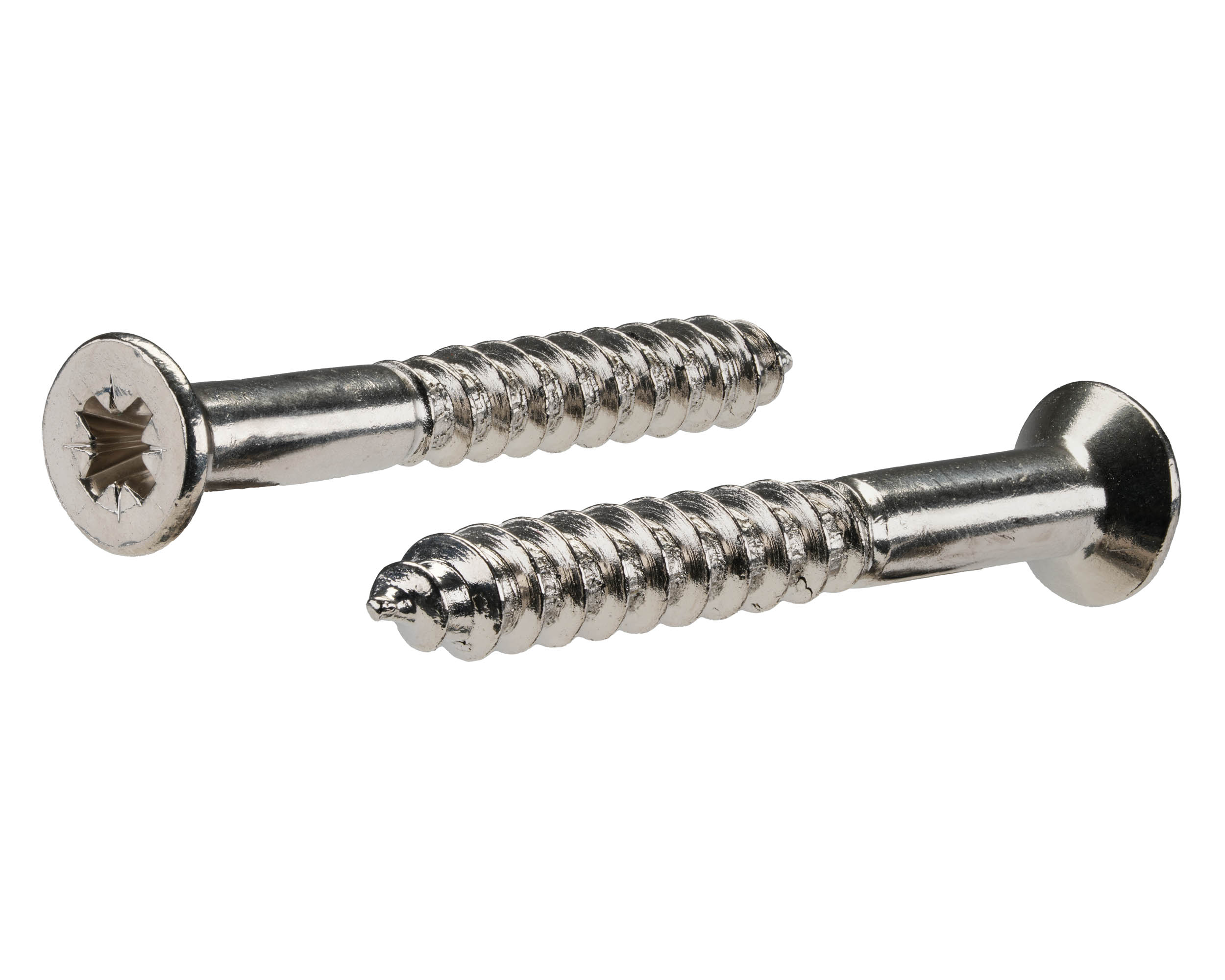 DIN 7997 Pozi 3,5x20 Messing vernickelt